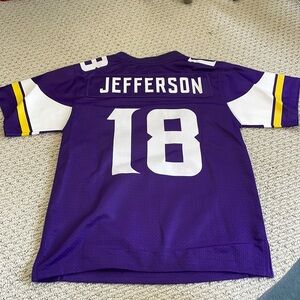 Minnesota Vikings Jefferson number 18 football jersey
